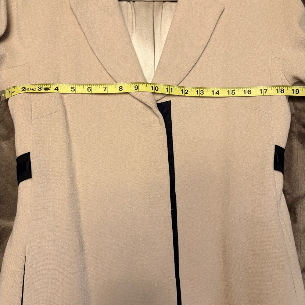 LIDA BADAY | Jacquard Tweed Overcoat - sz 10 - Picture 9 of 17
